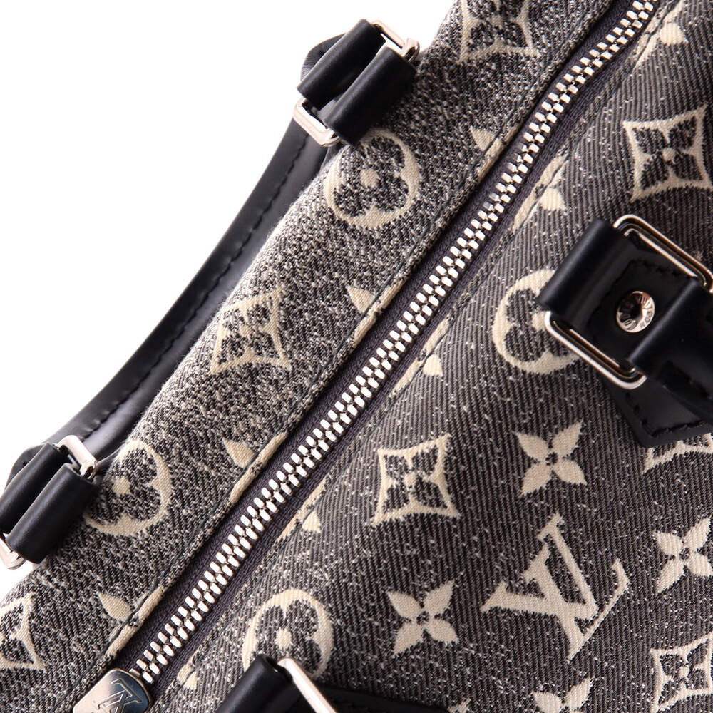 Louis Vuitton 25 Speedy Bandouliere Bag Monogram Jacquard Denim - Picture 6 of 6